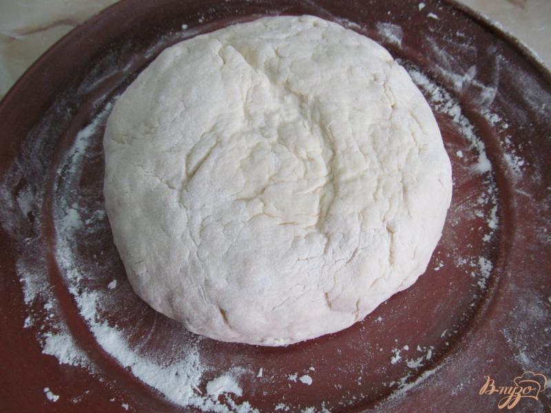 Фото приготовление рецепта: Пресный хлеб с разрыхлителем шаг №4