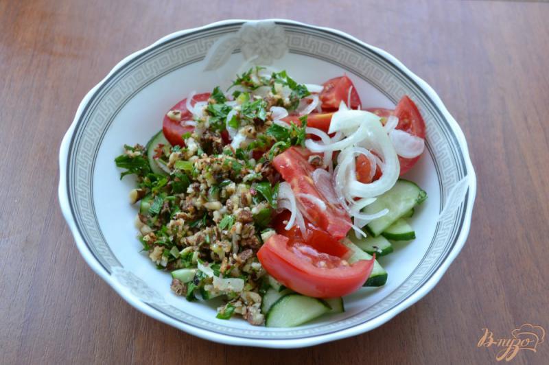 Фото приготовление рецепта: Мегрельский овощной салат шаг №3