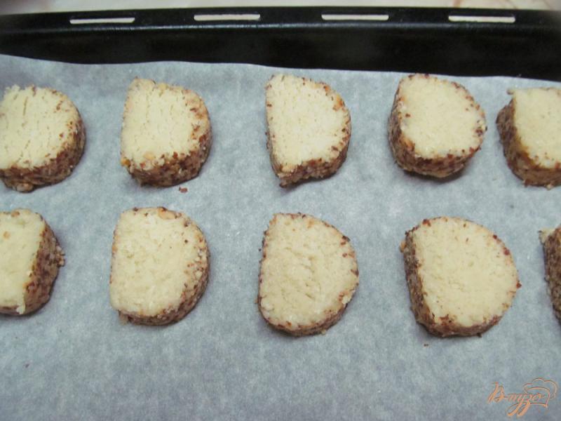 Фото приготовление рецепта: Замороженное тесто для печенья шаг №7