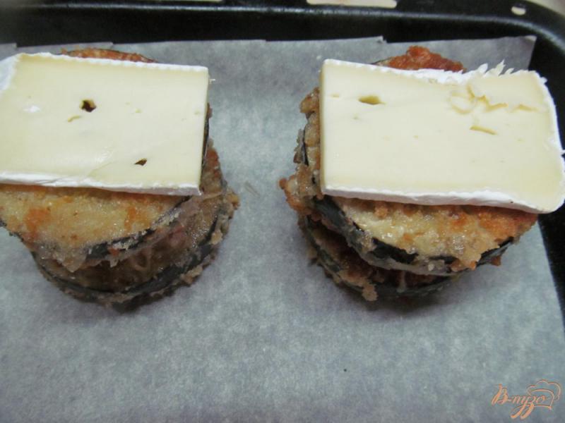 Фото приготовление рецепта: Закуска из баклажана с крабовым палочками шаг №7