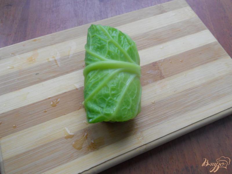 Фото приготовление рецепта: Шницели из савойской капусты с сыром шаг №4