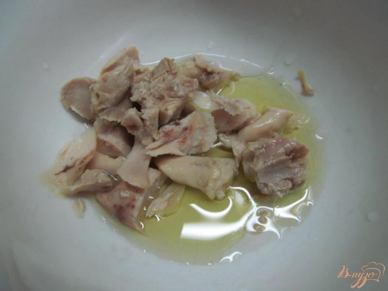 Фото приготовление рецепта: Теплый салат - «Бибидук» шаг №3