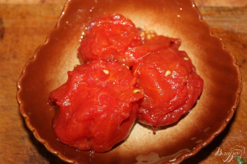 Фото приготовление рецепта: Закуска из печеных на костре помидоров, орехов и зелени шаг №2