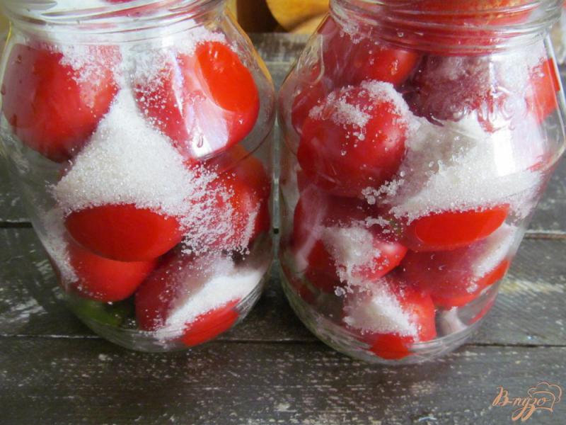 Фото приготовление рецепта: Остро-сладкие помидоры на зиму шаг №3