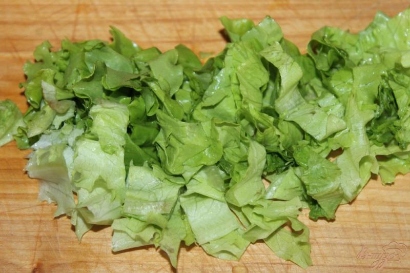 Фото приготовление рецепта: Салат с сыром, овощами и свиной грудинкой шаг №1