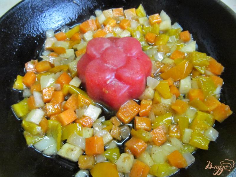 Фото приготовление рецепта: Суп из овощей и булгура шаг №5