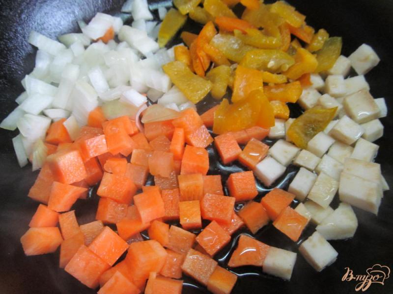Фото приготовление рецепта: Суп из овощей и булгура шаг №3