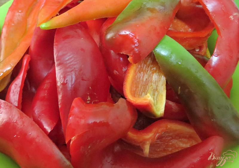 Фото приготовление рецепта: Лечо из болгарского перца и помидоров (на зиму) шаг №4