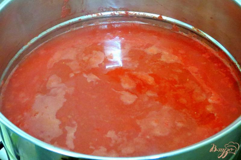 Фото приготовление рецепта: Лечо из болгарского перца и помидоров (на зиму) шаг №7