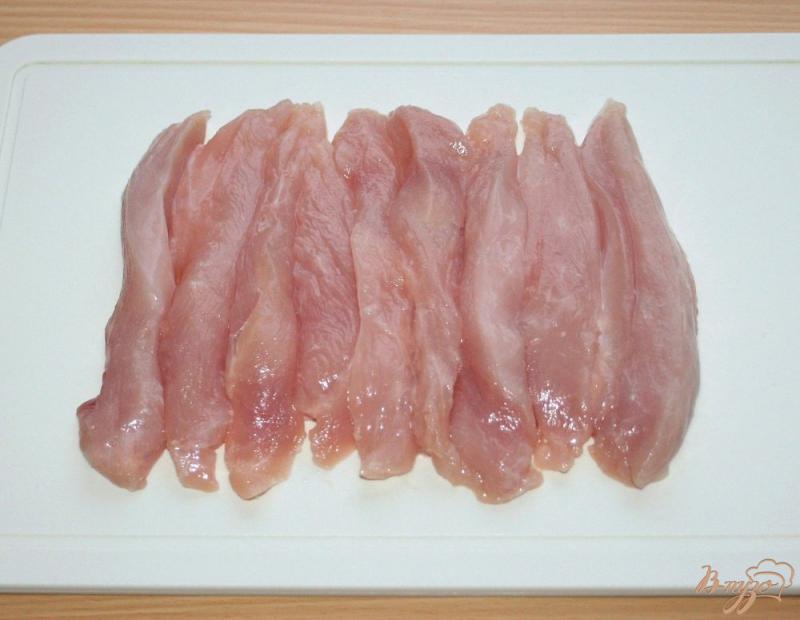 Фото приготовление рецепта: Курица «Терияки» в домашнем слоеном тесте шаг №7