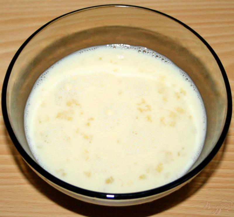 Фото приготовление рецепта: Овсяные тарталетки с кокосовым крем-брюле шаг №3