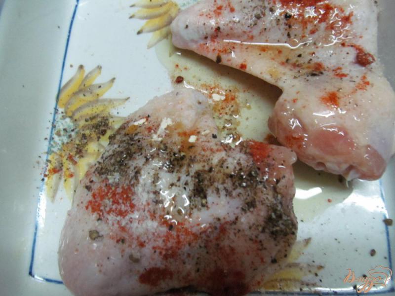 Фото приготовление рецепта: Куриные крылья с соусом из сладкого горошка шаг №1