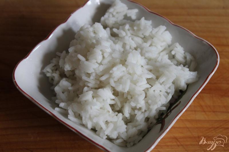 Фото приготовление рецепта: Рис с цветной капустой  и фаршем шаг №4