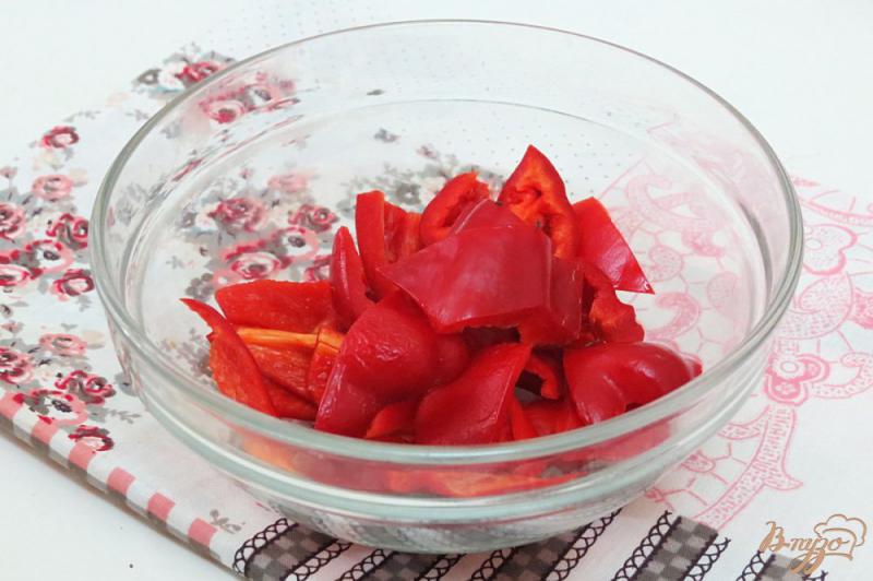 Фото приготовление рецепта: Красный борщ с помидорами и шампиньонами шаг №4