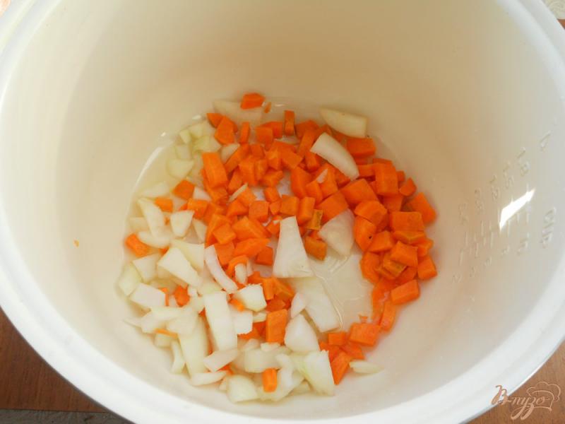 Фото приготовление рецепта: Овощное рагу и куриные котлеты в мультиварке шаг №3