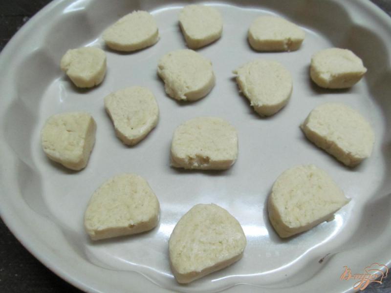 Фото приготовление рецепта: Песочное печенье с кремом шаг №9