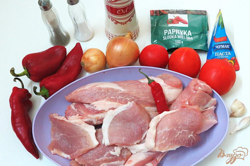Фото приготовление рецепта: Свинина в остром соусе с болгарским перцем шаг №1