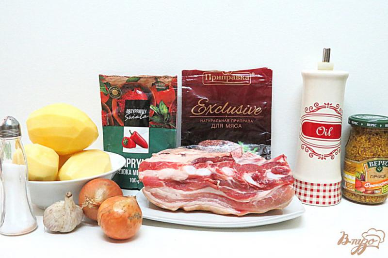 Фото приготовление рецепта: Свиные рёбрышки с картофелем запеченные в духовке шаг №1