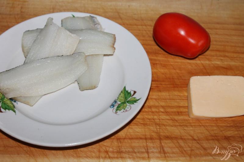 Фото приготовление рецепта: Жареное филе нототении с помидорами и сыром шаг №1