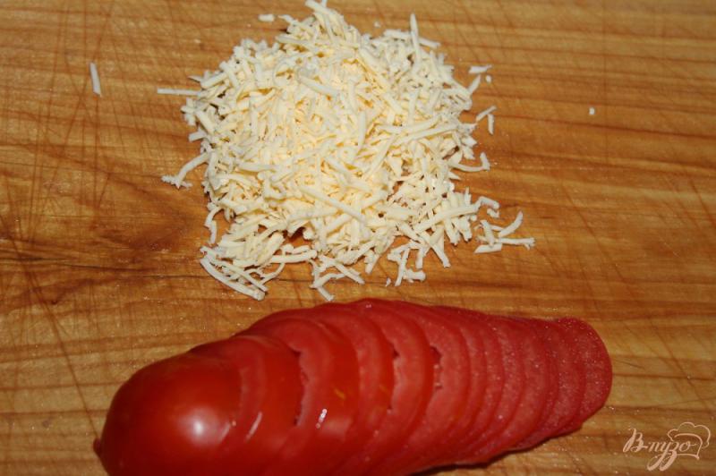 Фото приготовление рецепта: Жареное филе нототении с помидорами и сыром шаг №3