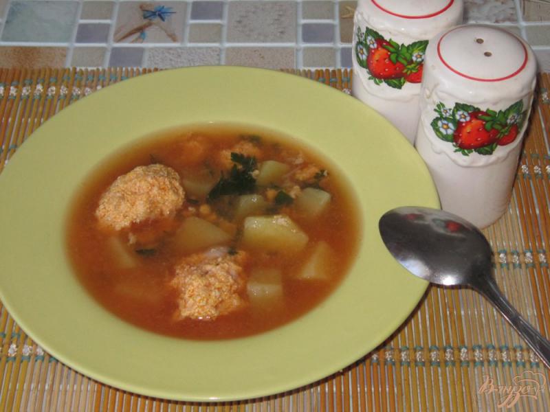 Фото приготовление рецепта: Томатный суп из икры шаг №6