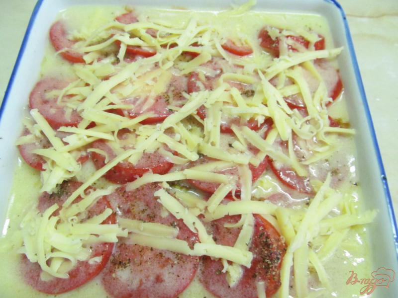 Фото приготовление рецепта: Запеченные овощи в соусе бешамель шаг №6