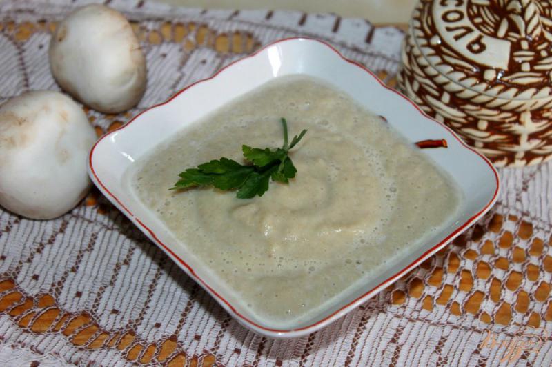 Фото приготовление рецепта: Тыквенно - грибной крем суп шаг №5