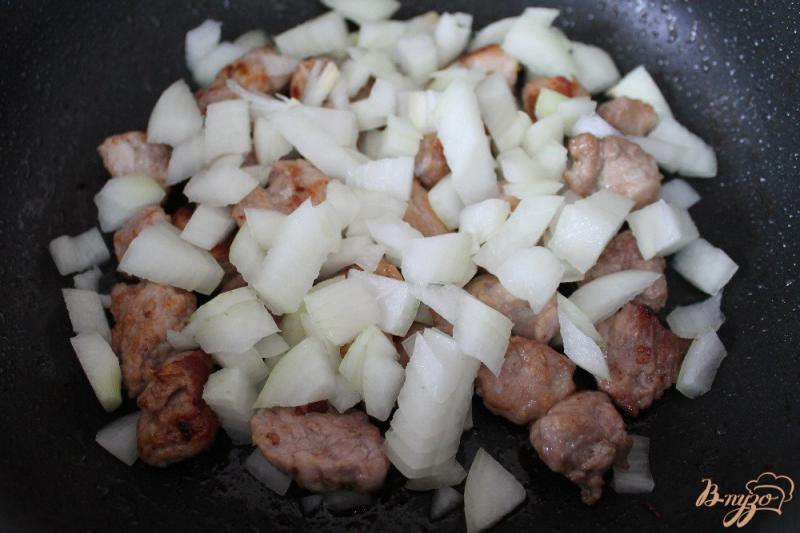 Фото приготовление рецепта: Овощное рагу со свининой шаг №2