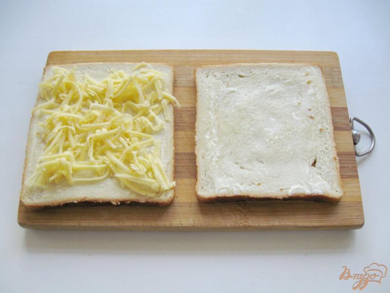 Фото приготовление рецепта: Горячие бутерброды на сковороде-гриль шаг №2