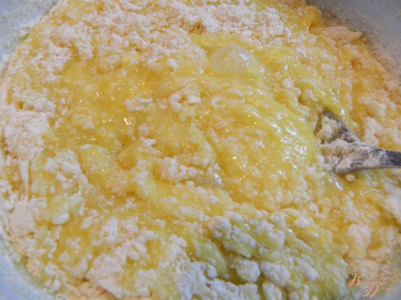 Фото приготовление рецепта: Печенье с кокосовой стружкой шаг №3