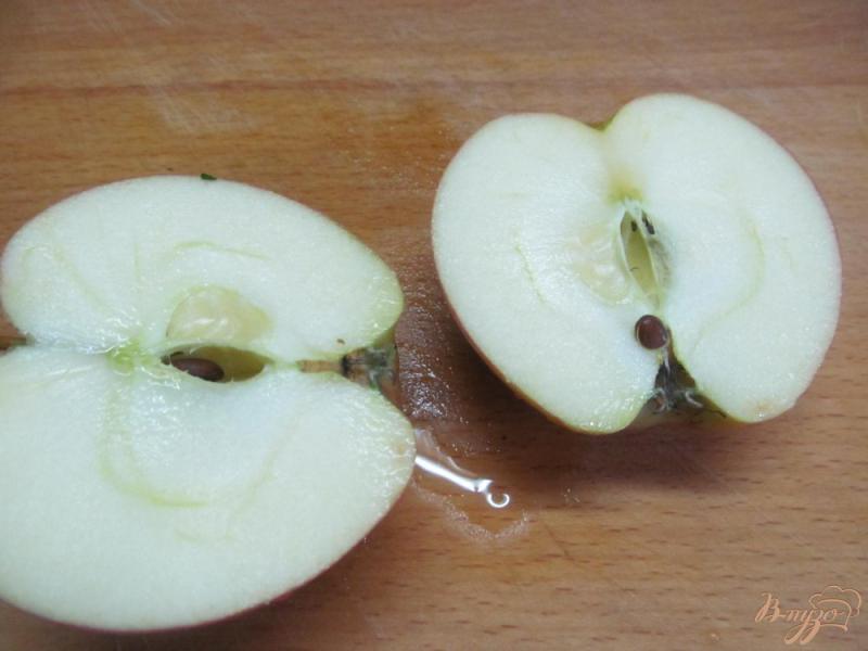 Фото приготовление рецепта: Овощные блины с яблоком шаг №4