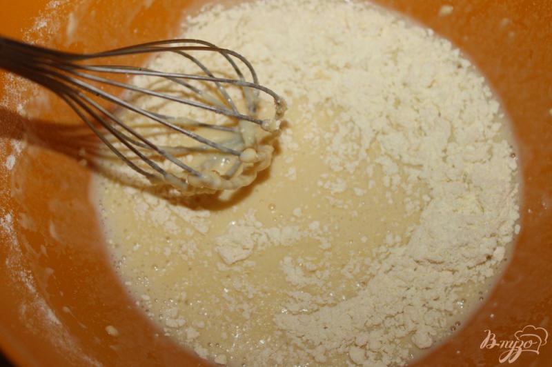 Фото приготовление рецепта: Блинчики на кукурузной муке с ванилью шаг №3