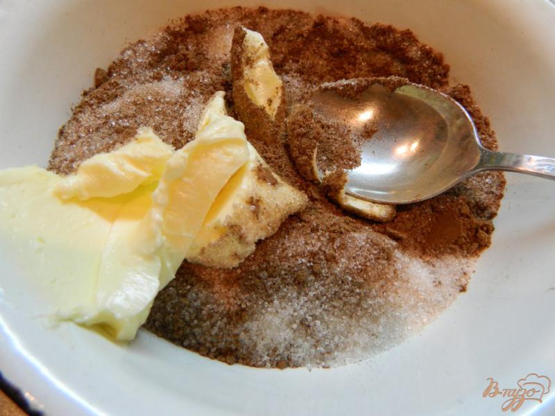 Фото приготовление рецепта: Печенье на кефире с шоколадной глазурью шаг №7
