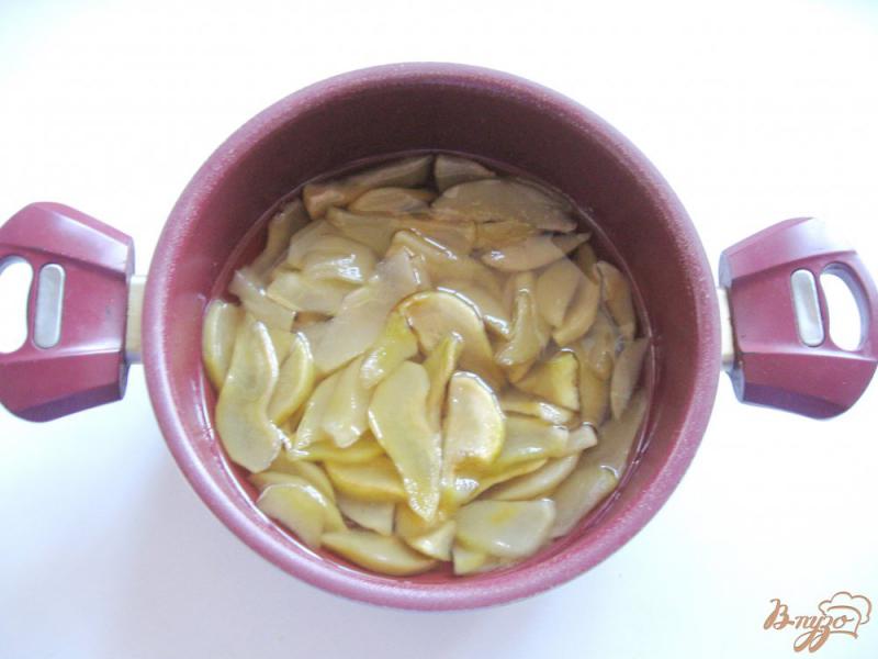 Фото приготовление рецепта: Варенье из груш с ежевикой шаг №4
