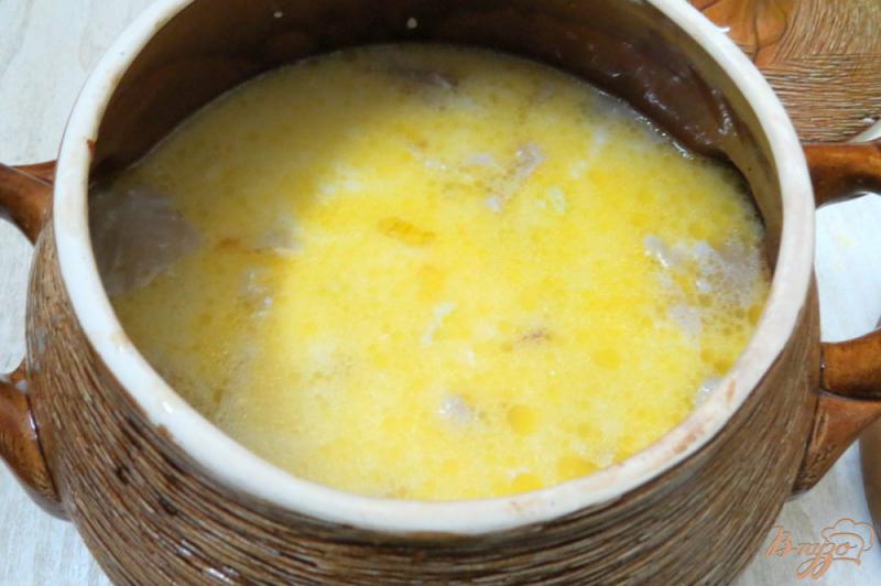 Фото приготовление рецепта: Рис с минтаем в горшочке шаг №8