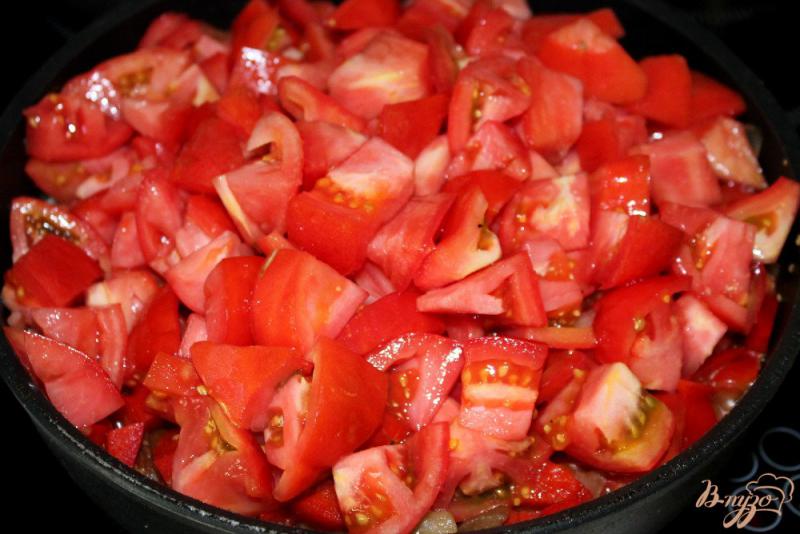 Фото приготовление рецепта: Баклажан, перец и помидор на зиму шаг №4