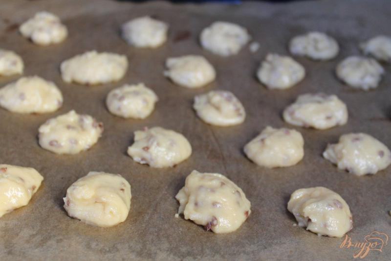 Фото приготовление рецепта: Сметанное печенье с семенами льна шаг №5