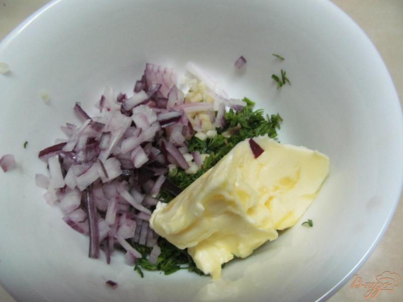 Фото приготовление рецепта: Запеченный картофель под сливочным соусом шаг №5