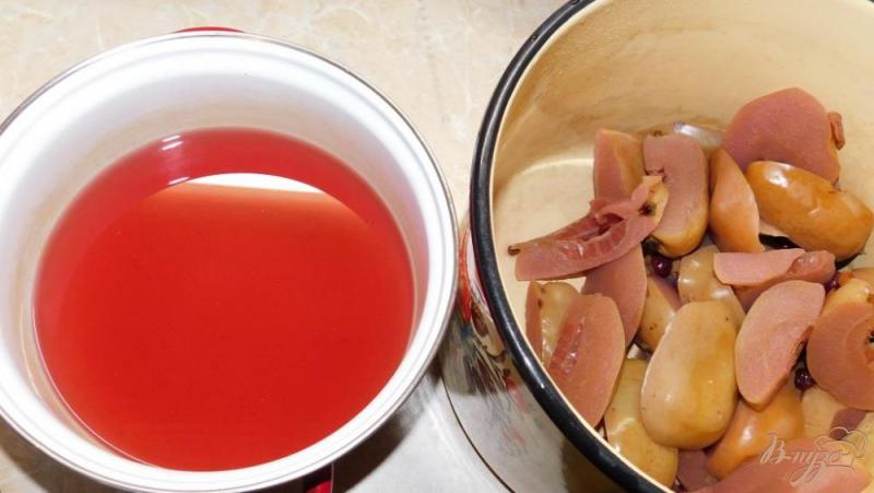 Фото приготовление рецепта: Яблочно-вишневый кисель шаг №1