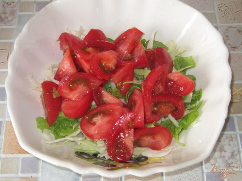 Фото приготовление рецепта: Салат из овощей с кешъю шаг №2