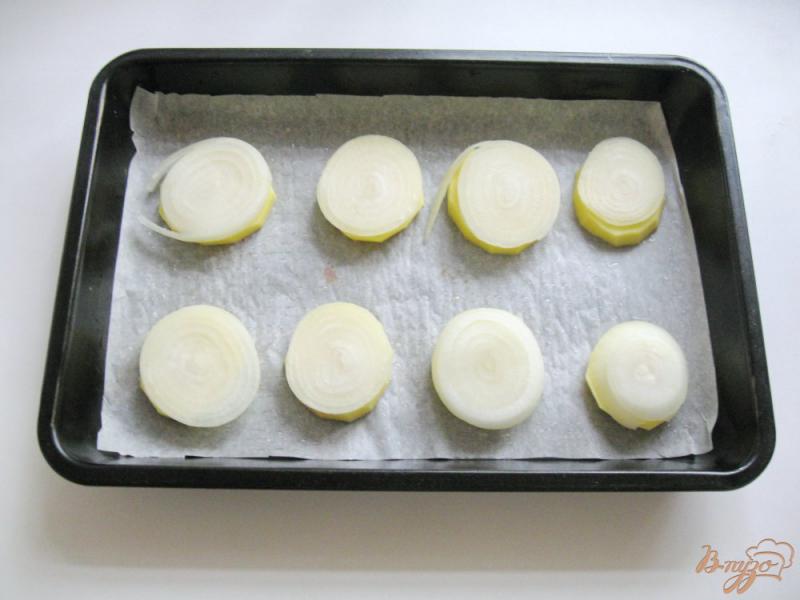 Фото приготовление рецепта: Картофельные кораблики шаг №5