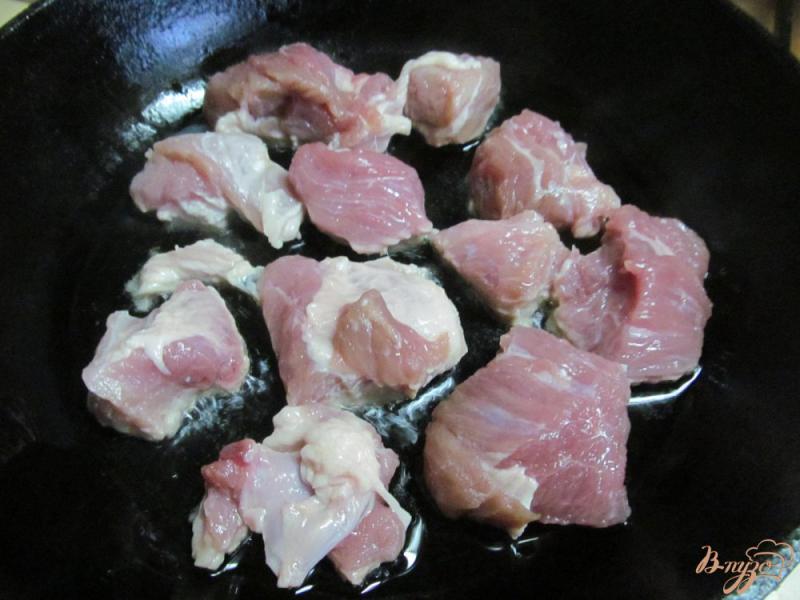 Фото приготовление рецепта: Мясо свинины в яблочном соусе шаг №1