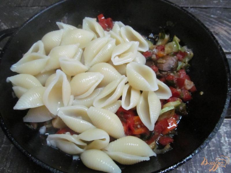 Фото приготовление рецепта: Овощной соус с пастой шаг №5