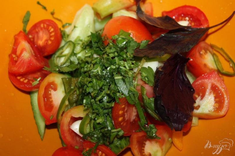 Фото приготовление рецепта: Маринованные овощи с горчицей, медом и чили шаг №4