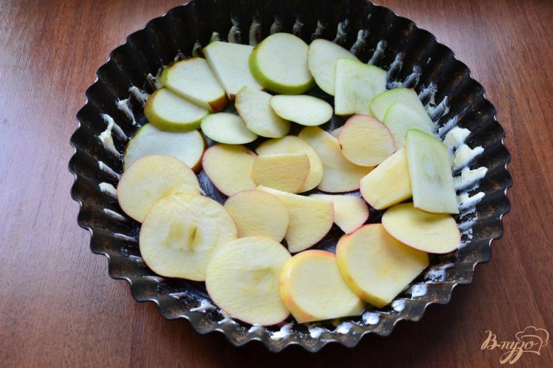 Фото приготовление рецепта: Простая яблочная шарлотка шаг №3