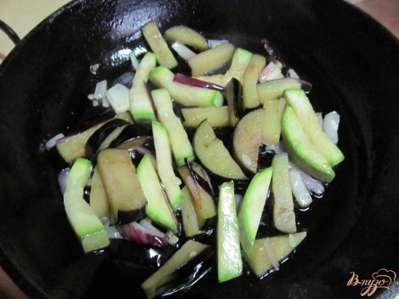 Фото приготовление рецепта: Овес с овощами на завтрак шаг №3