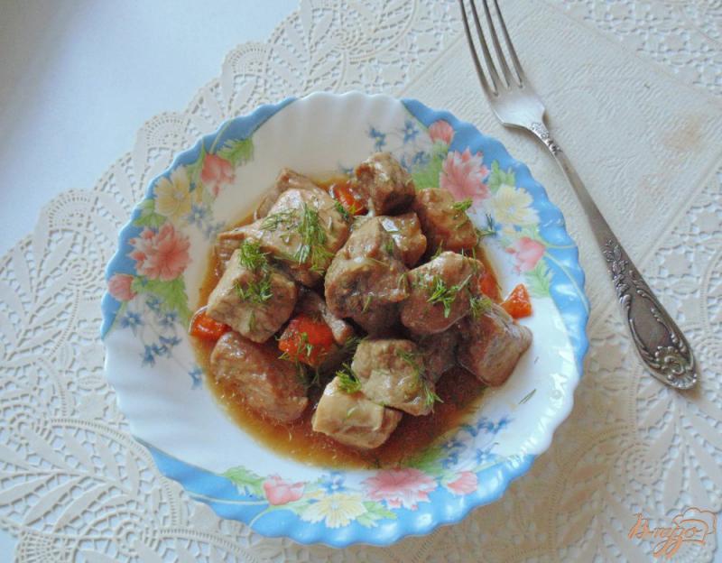 Фото приготовление рецепта: Свинина в соевом соусе шаг №6