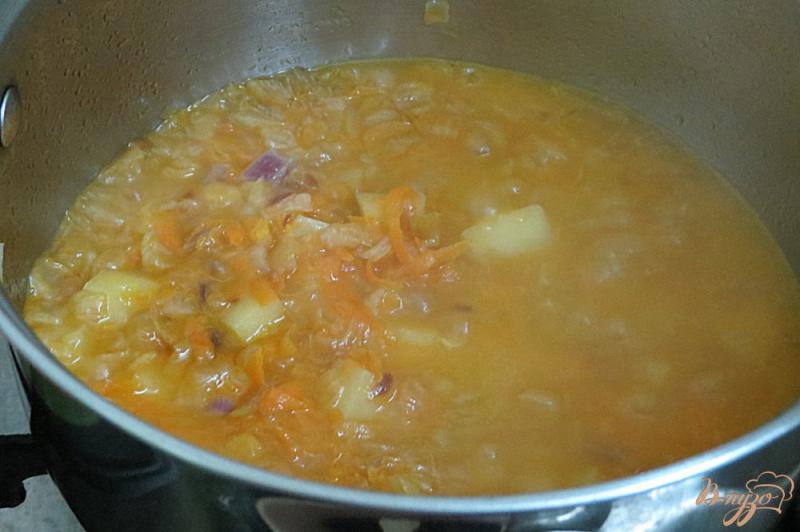 Фото приготовление рецепта: Гороховый суп быстрого приготовления шаг №7