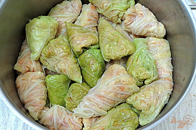 Фото приготовление рецепта: Голубцы из савойской капустой ( с бонусом) шаг №12