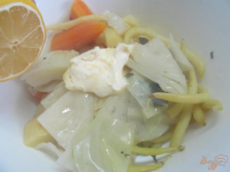 Фото приготовление рецепта: Овощной горячий салат шаг №4